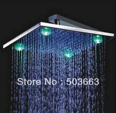 10''LED faucet bathroom chrome shower head b8101 [Shower Head 2430|]