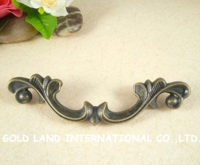 110mm Free shipping zinc alloy furniture drawer handle [KDL Zinc Alloy Antique Knobs &am]
