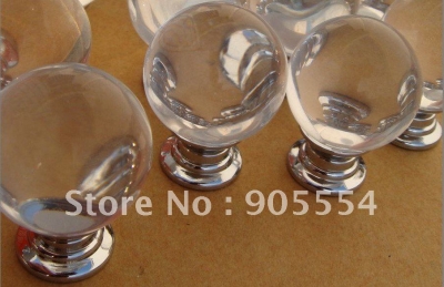 50% Advance Payment/D24mm transparent color crystal glass knobs/ 1000pcs for any people of all world