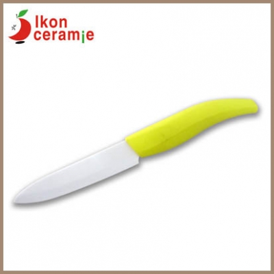 China Ceramic Knives,5 inch 100% Zirconia Ikon Ceramic Fruit Knife.(AJ-5001W-AY)