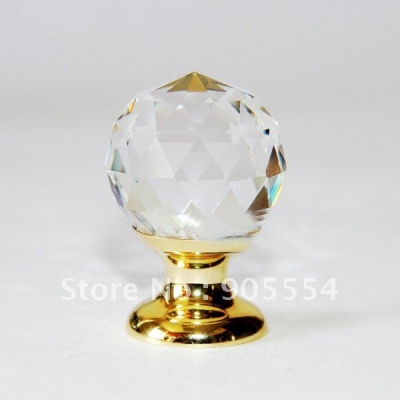 D25mmxH38mm Free shipping crystal furniture cabinet knobs