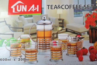 Fine Stainless steel Acrylic tea & coffee drink set of tea drink 7 kitchen gifts FREE SHIPPING [Kitchenware 144|]