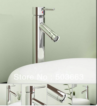 bathroom surface mount bathroom basin faucet waterfall brass mixer tap L-0027