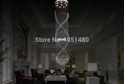 promotion new design pendant chandelier living room lights , modern crystal lighting