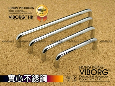 (4 pieces/lot) 192mm VIBORG SUS304 Stainless Steel Drawer Handles& Cabinet Handles & Drawer Pulls, SA-722A-192