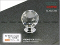 (4 pieces/lot) Deluxe 30mm VIBORG K9 Glass Crystal Knobs Drawer Pull & Cabinet Handle &Drawer Knob, SA-952C-PSS
