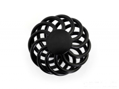 European style Black Birdcage Kitchen Handle Pull Knob ( D:45MM H:40MM ) [Wrought Iron Handle and Knobs 28]