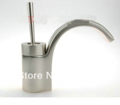 Free shipping luxury nickle brushed new style bathroom basin sink faucet mixer tap b8417B