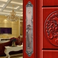 Modeled after an antique LOCK Red bronze gate Door lock handle door levers out door furniture door handle Free Shipping pb02