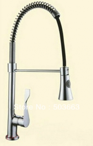 New Style Pull out Brass Chrome Kitchen Faucet Mixer Tap 8549H