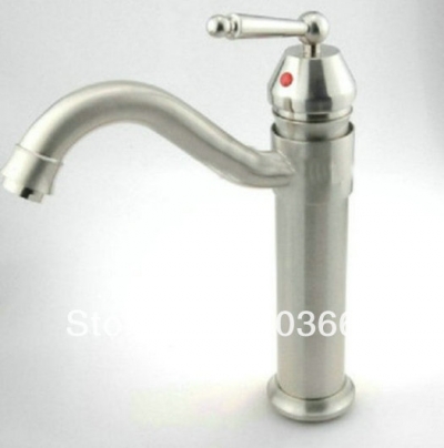 Trunk Brushed Nickel Bathroom Basin Sink Mixer Tap CM0206