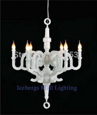 [d700mm]modern white moooi paper chandelier pendant lamp with 6 heads e14/e12 lights,residential lighting