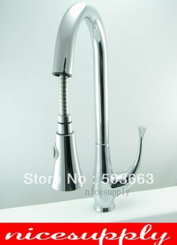 pull out faucet chrome swivel kitchen sink Mixer tap kitchen faucet vanity faucet b527