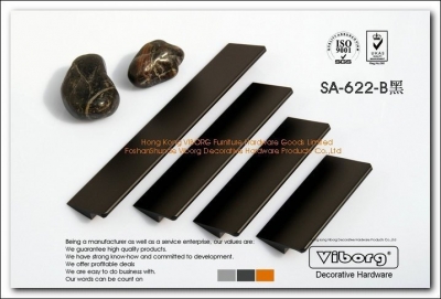 (4 pieces/lot) 90mm VIBORG Aluminium Alloy Drawer Handles& Cabinet Handles &Drawer Pulls & Cabinet Pulls, SA-622-B-64