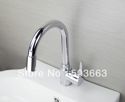 Brand New Chrome Kitchen Swivel Sink Faucet Vessel Mixer Tap Brass Faucet Vanity Faucet L-6003