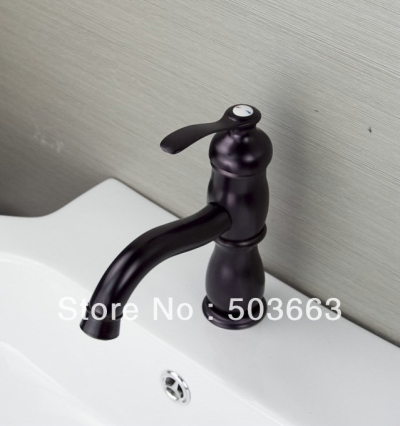Luxury Single Handle Oil Rubbed Bronze Bathroom Basin Sink Faucet Mixer Taps Vanity Brass Faucet L-9022