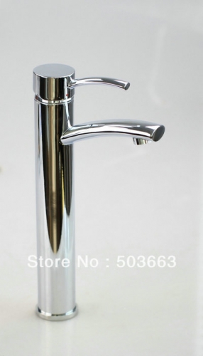 Pro bathroom mixer tap single handle polished chrome basin faucet HK-201