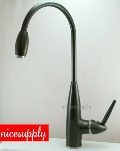 Spray painting Vessel faucet swivel kitchen sink Mixer tap b501