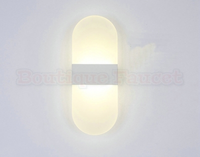 ac85-265v 6w warm white led lamp bedside lamp bedroom living room wall lamp aisle corridor thin wall sconce ca410