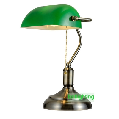 antique bronze desk lamps traditional table lamps reading light green glass adjustable task desk lamp brass lighting