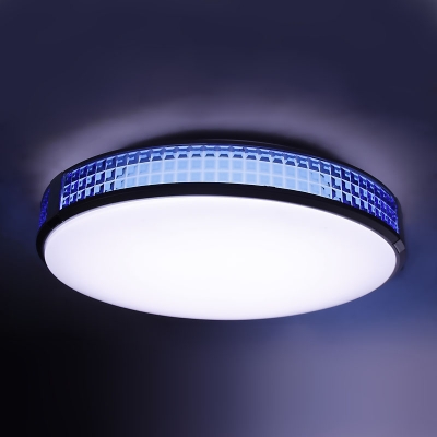 modern led ceiling lights 20w ceiling lamp flush mount white light cct 6500kelvin acrylic shade 90-265v for bedroom