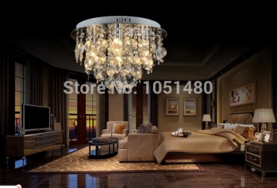 new design contemporary crystal lamp ceiling light fixtures, modern home lighting dia400*h360mm