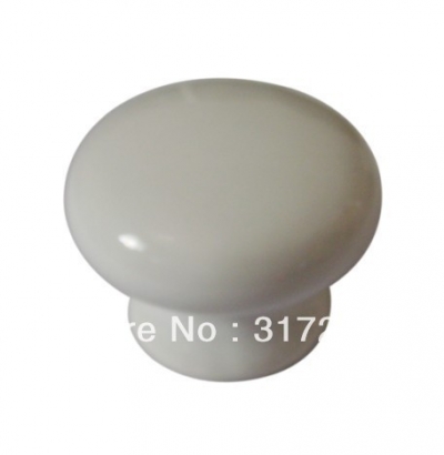 white ceramic knobs round knobs furniture accessories wholesale and retail shipping discount 20pcs/lot N0 [Single hole knobs 58|]