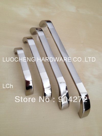 10 PCS/LOT FREE SHIPPING HOLE TO HOLE 128MM STAINLESS STEEL HANDLES/ CHROME W/ REMOVABLE 22MM SCREW [Zinc & Stainless Steel &]