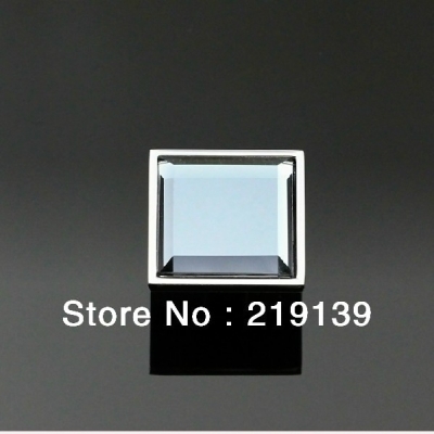 10Pcs 30mm Crystal Glass Clear Furniture Cabinet Knob Drawer Pull Handle Kitchen Door Wardrobe Hardware