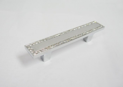 10Pcs Crystal Drawer Handles Cabinet Pulls For Furniture Hardware (C.C:96 mm) [Cabinet Handle 1|]