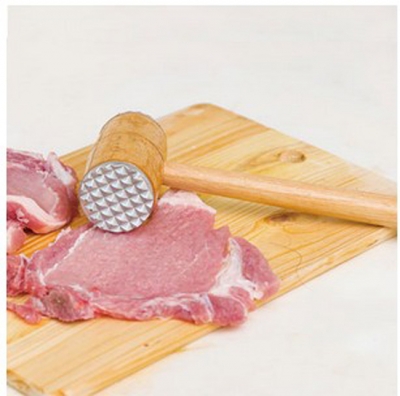 1pcs Wooden meat hammer steak chops stainless steel kitchen appliances nutation(FREE SHIPPING) [Kitchenware 25|]