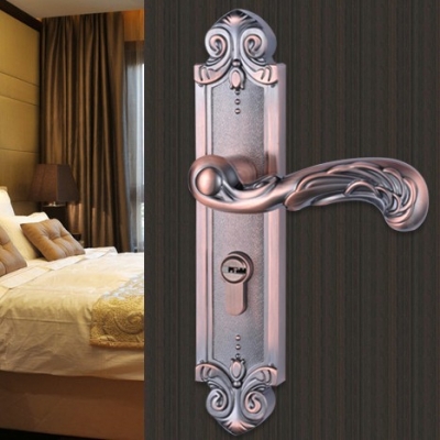 Modeled after an antique LOCK Red bronze Door lock handle door levers out door furniture door handle Free Shipping pb68