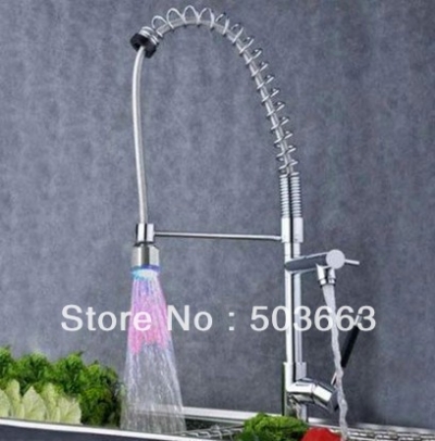 Wholesale Faucet Chrome Brass Basin & Kitchen Pull Out Spray Mixer Tap S-710