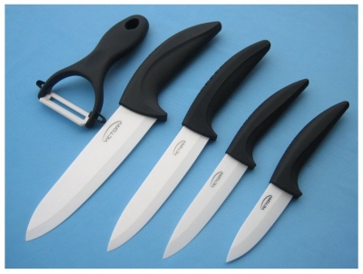 Wholesale High Quality Ceramic Knife 5-piece Set . 3 inch+ 4 inch+ 5 inch+6 inch+peeler,free shipping