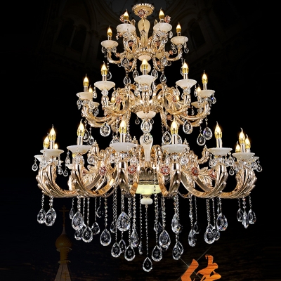 gold chandelier antler extra large chandeliers el hall large candle chandelier living room retro gold crystal chandeliers