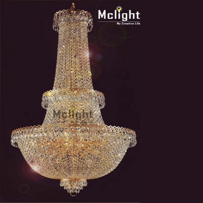 large loyal imperial luxury vanity gold crystal chandelier entryway foyer lamp 70cm wiidth x 125cm height