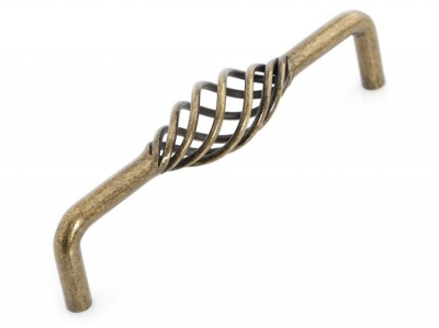 10Pcs/Lot European Classical style Antique Brass Birdcage Cabinet Drawer Pull ( C:C:128MM H:42MM )