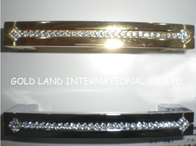128mm Free shipping golden-color top quality K9 crystal glass cabinet handle/furniture handle