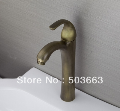320 mm Antique Brass Design Wholesale Bathroom Basin Sink Faucet Vanity Brass Faucet H-021