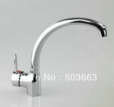 Free Ship Newly Swivel Kitchen Faucet Contemporary Chrome Mixer Brass Basin&Sink Tap CM0901