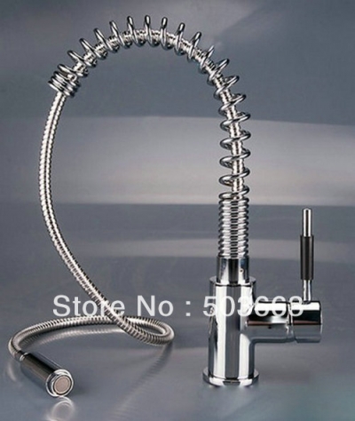 Kitchen Brass Faucet Basin Sink Pull Out Spray Mixer Tap S-758