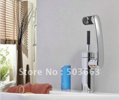 Lucky Cat Swivel Kitchen Faucet Polished Chrome Mixer Brass Tap CM0889