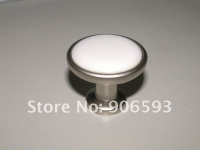 Porcelain white cabinet knob\\12pcs lot free shipping\\porcelain handle\\porcelain knob [Classic tastorable cabinet handl]
