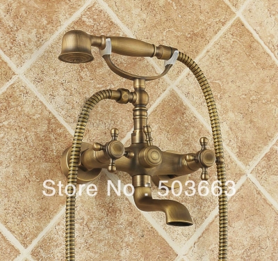 Wholesale Rain Shower Faucet Mixer Tap Antique Brass Bath Shower Faucet Set S-021 [Shower Faucet Set 2103|]