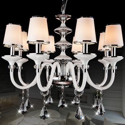 luxury wedding party chandelier decoration for living room lustre de teto sala de jantar crystal indoor chandelier light fixture