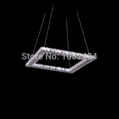 modern crystal pendant lamp led pendant light transparent crystal stainless steel pendant light for dinning room