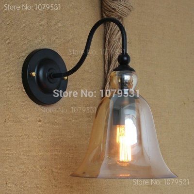 vintage industrial edison wall lamp with e27 bulb light black 110v-220v indoor wall sconce lighting [loft-lights-7570]