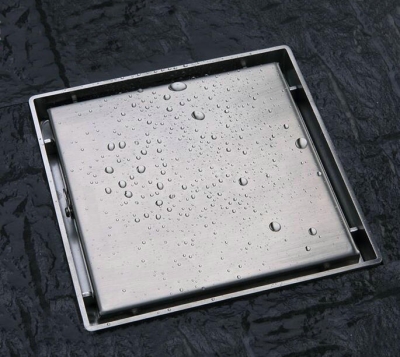 100mm 304 stainless steel stealth floor drain floor drain odor sewer square toilet bathroom accessories [drain-series-4515]
