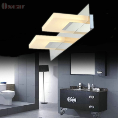 10w warm white light led mirror front lamps stainless steel acrylic wall lamp bathroom toilet water fog makeup light ac85-220v
