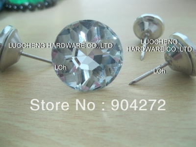 200PCS/LOT 18MM DIAMOND FLOWER CRYSTAL NAIL BUTTONS FOR SOFA INDUSTRY OR OTHER DECORATION FILEDS